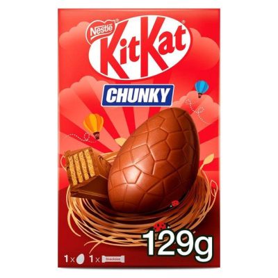 Подарунковий набір Яйце+Батончик Nestle KitKat Chunky 129г Німеччина