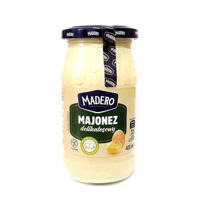 Майонез делікатесний БЕЗ ГЛЮТЕНА Madero Delikatesowy 400 мл Польща