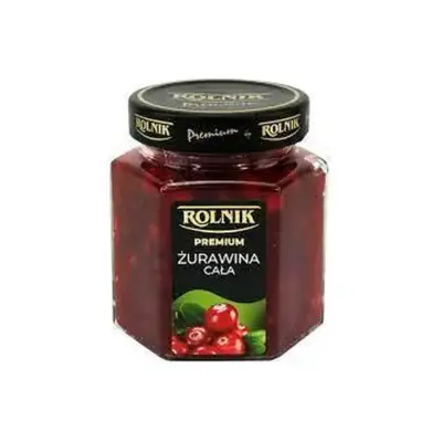 Журавлинний соус для м'ясних та інших страв Rolnik Premium Zurawina cala 300г Польща