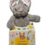 Подарунковий набір Іграшка Зайчик+Асорті щоколодних цукерок 90г Magnetic Easter Candies Польща