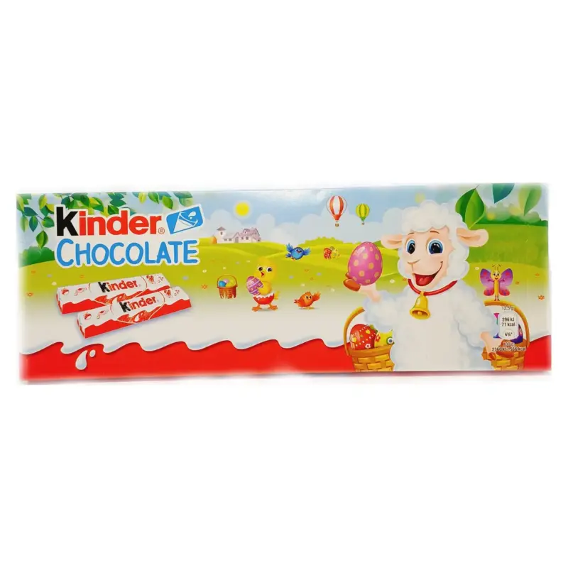 Великодній набір шоколадок Кіндер Kinder Chocolate (12х12,5) 150 г Німеччина