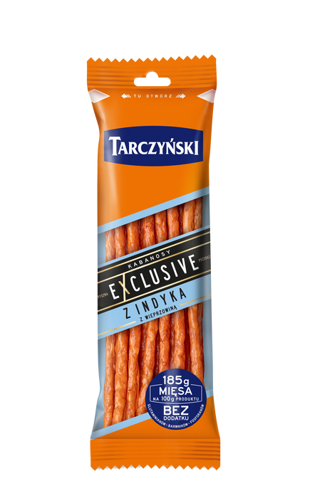 Ковбаски Кабанос з індички, TARCZY SKI Exclusive Kabanosy z indyka 90 г Польща