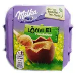 Шоколадні яйця з горіховим кремом Milka Loffel Ei Haselnusse (4×34г) 136г Швейцарія