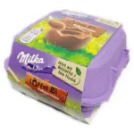 Шоколадні яйця з шоколадним кремом Milka Loffel Ei Kakaocreme (4×34г) 136г Швейцарія  Чотири яйця з альпійського молочного шоколад