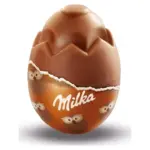 Шоколадні яйця з шоколадним кремом Milka Loffel Ei Kakaocreme (4×34г) 136г Швейцарія  Чотири яйця з альпійського молочного шоколад