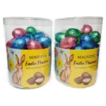 Шоколадні яйця Асорти з начинкою Magnetic Easter Pralines choco-strawberry&vanilla-crisps 410г Польща