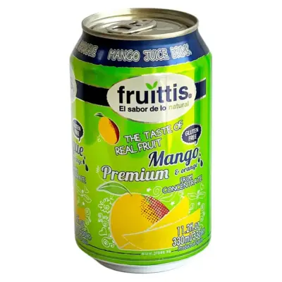 Напій соковмісний Манго Fruittis Mango Premium, 330 мл ж/б Іспанія