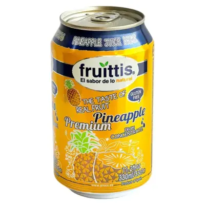Напій соковмісний Ананас Fruittis Pineapple Premium, 330 мл ж/б Іспанія