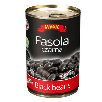 Квасоля чорна консервована Dawtona Fasola Czarna 400г/240г Польща