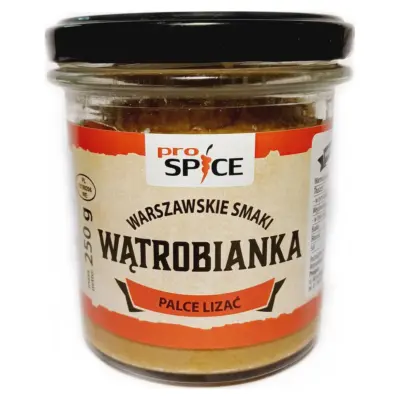 Паштет із свинячої печінки та м'яса Пальчики Оближеш Warszawskie Smaki Watrobianka Palce Lizac 250г Польща