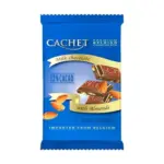 Шоколад CACHET (КАШЕТ) молочний 32% какао з мигдалем Бельгія 300 г