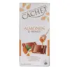 Шоколад Cachet (Кашет) молочний з мигдалем і медом Бельгія 100г