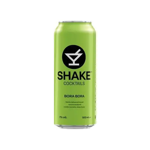 Напій слабоалкогольний Shake Cocktails Bora Bora 7% 500 мл Україна