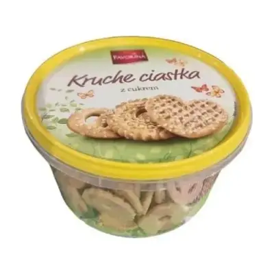 Печиво пісочне з цукром Favorina Kruche ciastka z cukrem 300г Німеччина