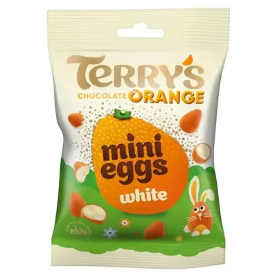 Шоколадно-апельсинові яйця в цукровій оболонці Terry's Chocolate Orange Mini eggs with 80г Англія