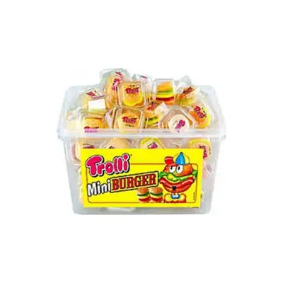 Желейні цукерки Міні - Бургери Trolli Mini Burger 600г Німеччина 60 шт