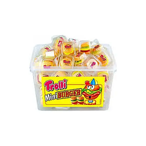 Желейні цукерки Міні – Бургери Trolli Mini Burger 600г Німеччина 60 шт