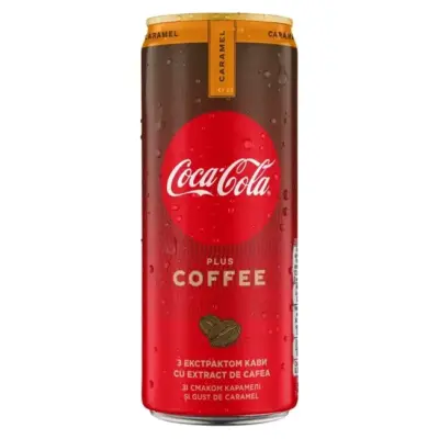 Напій з кавою та карамеллю Coca Cola Plus Coffee Caramel 0.25л