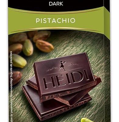 Шоколад темний з фісташками 50% какао Heidi Dark Pistachio 80г Румунія