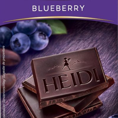 Шоколад темний з чорницею 50% какао Heidi Dark Blueberry 80г Румунія