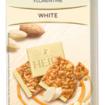 Шоколад білий з карамелізованим шаром мигдалю Heidi Florentine White 100г Румунія
