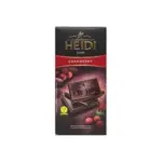 Шоколад темний із журавлиною 50% какао Heidi Dark Cranberry 80 г Румунія