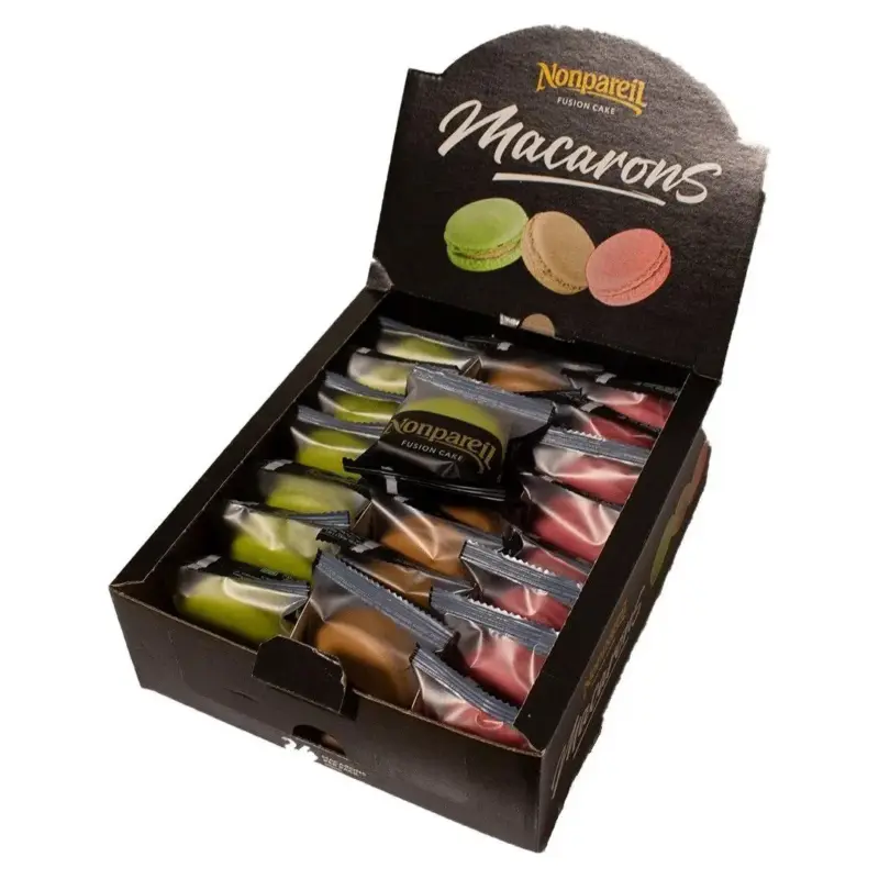 Тістечко з мигдальним борошном Макаронс Мікс Nonpareil Macarons 24шт 510г