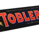 Швейцарський чорний шоколад Tobleron з медом і мигдальною нугою 100г
