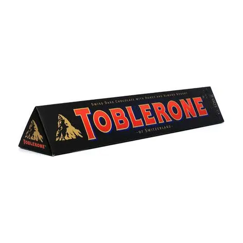 Швейцарський чорний шоколад Tobleron з медом і мигдальною нугою 100г
