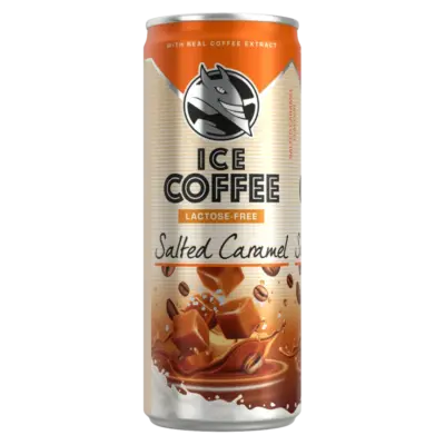 Холодна кава з молоком і солона карамель БЕЗ ЛАКТОЗИ Hell Energy Ice Coffee Salted Caramel 250 мл Угорщина