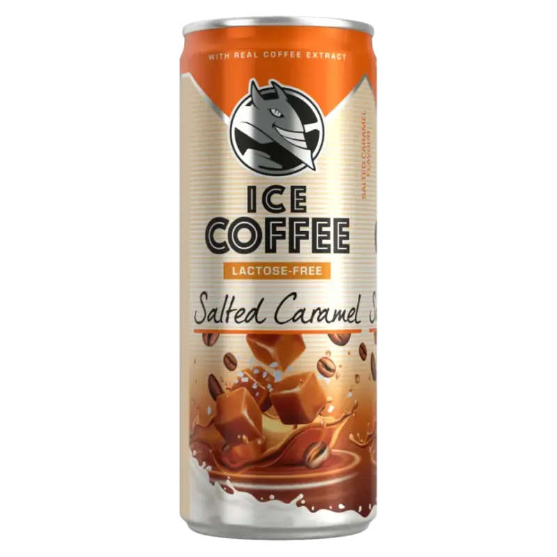 Холодна кава з молоком і солона карамель БЕЗ ЛАКТОЗИ Hell Energy Ice Coffee Salted Caramel 250 мл Угорщина