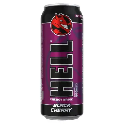 Енергетичний напій Hell Energy Drink Black Cherry 500 мл Угорщина