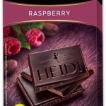Шоколад темний з малиною 50% какао Heidi Dark Raspberry 80г Румунія