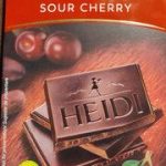 Шоколад темний із кислою вишнею 50% какао Heidi Dark Sour Cherry 80 г Румунія