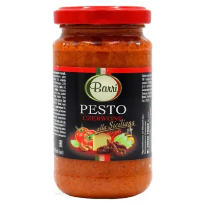 Соус Песто червоний томатний Barri Pesto Czerwone alla Siciliana 190г Польща