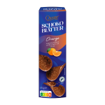 Шоколадні чіпси з хрустким рисом та апельсином Choceur Schoko Blatter Orange 125г Бельгія