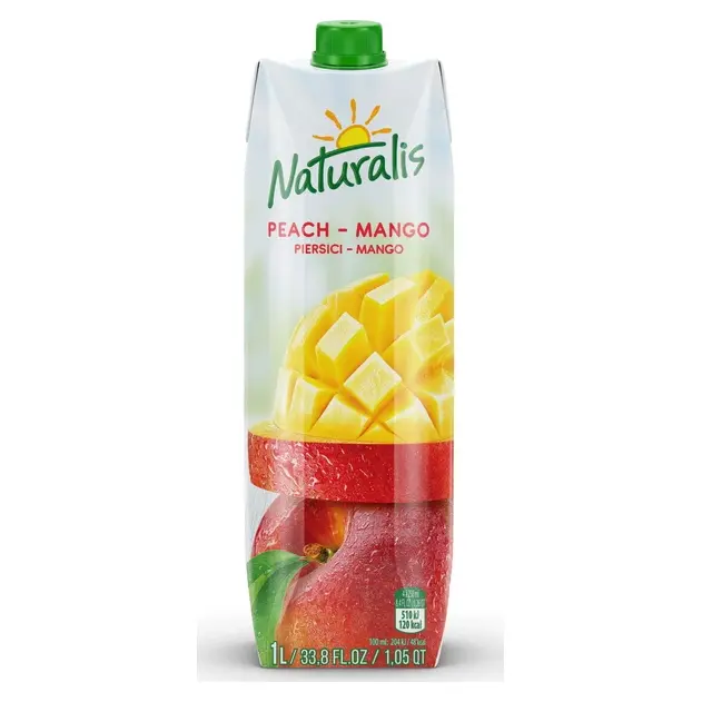 Соковий напій з м’якоттю персика і манго Naturalis Mango-Peach 1л Молдова