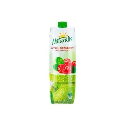 Напій соковий яблучно-журавлинний Naturalis Apple-Cranberry 1л Молдова