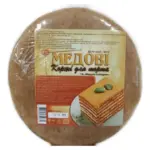 Коржі медові для торта ТМ Медуня Солодуня 400 г (4 коржі) Україна