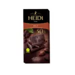 Шоколад чорний Ніжний 50% какао Heidi Dark Mild 80г Румунія