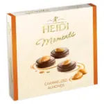 Шоколадні цукерки з пралине та мигдалем Heidi Moments Caramelized Almonds 140г (14шт) Румунія