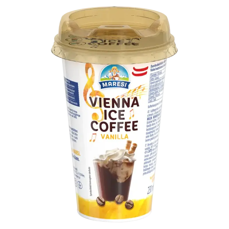 Холодна кава з молоком та ваніллю Maresi Vienna Ice Coffee Vanilla 230мл Австрія