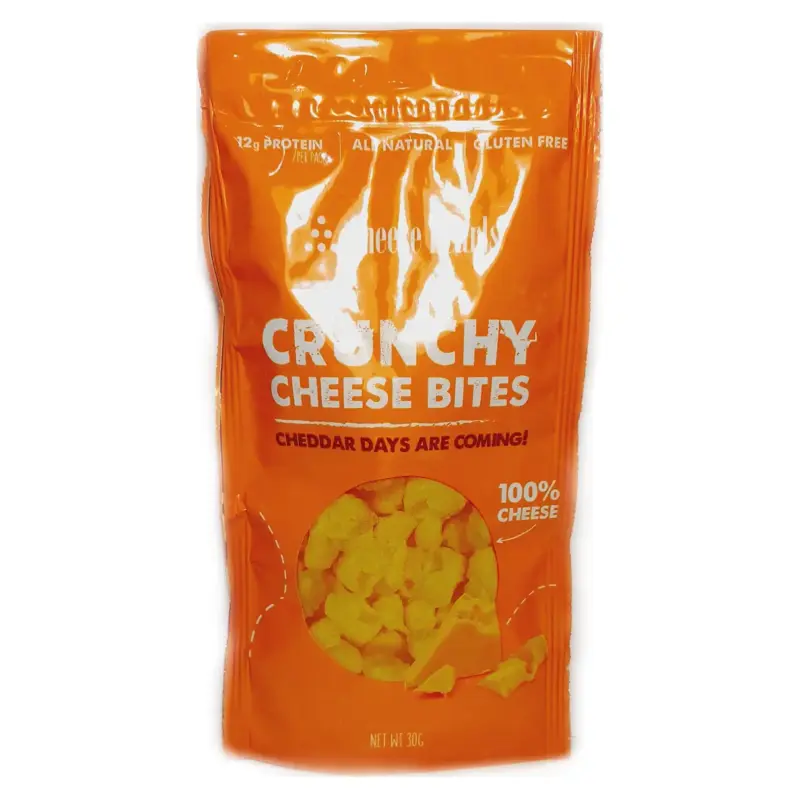 Сирні хрусткі шматочки БЕЗ ГЛЮТЕНУ Cheese Pearls Crunchy Cheddar 30г Греція