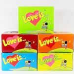 Жувальна гумка зі смаком яблука та лимона Love Is 4.2г/1шт Туреччина