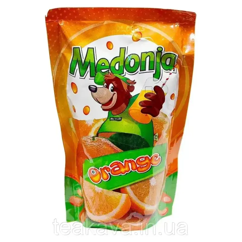 Соковмісний напій Апельсиновий Medonja Orange 0.2 л з трубочкою Сербія