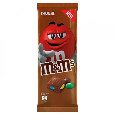 Шоколад молочний з кольоровим драже M&M's 165г Великобританія