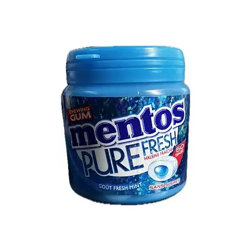 Жувальна гумка БЕЗ САХАРА Mentos Pure Fresh Mint 100 г (50 шт.) Голландія