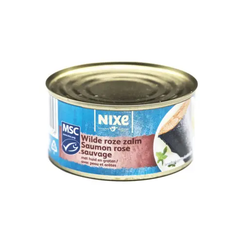 Лосось рожевий, дикий (Горбуша) в олії Nixe Wilde Roze Zalm Saumon Rose Sauvage 213 г/155г Німеччина