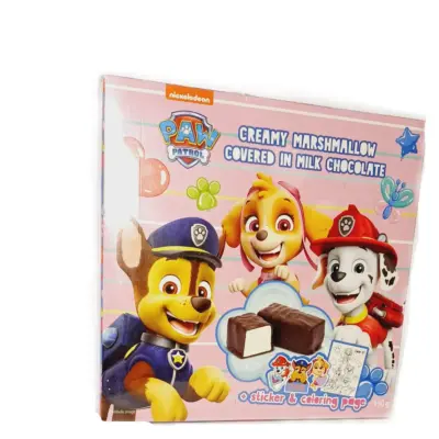 Цукерки вершкове суфле в молочному шоколаді Paw Patrol Creamy Marshmallow 190 г Польща