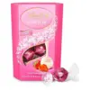 Цукерки шоколадні полуниця з вершками Lindt Lindor Strawberries&Cream 200 г Швейцарія